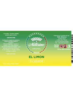 Millésime | E-liquide | Gamme Original 10ML | El Limon