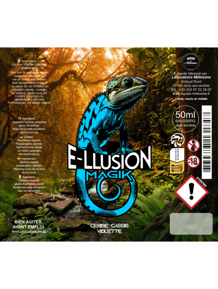 Millesime / E-Liquide / Magik / Gamme E-llusion / 50ML
