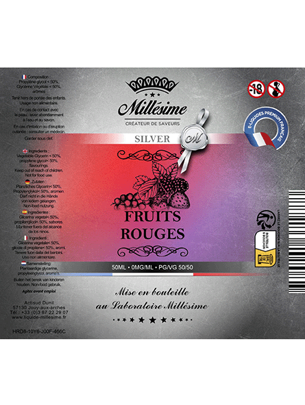 FRUITS ROUGES 50ML SILVER