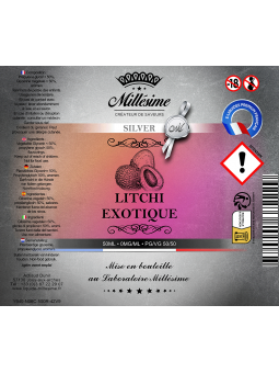 112.LITCHI EXOTIQUE 50ML SILVER (Lot de 5)