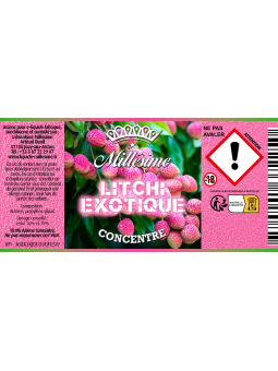 Millésime | E-liquide | Gamme Silver Concentré 10ML | Litchi Exotique