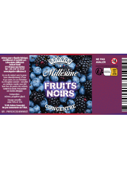 Millesime / Concentré / Fruits Noirs / Fruité / 10ML