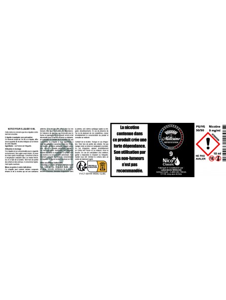Millésime | E-liquide | Gamme Bosster 09MG
