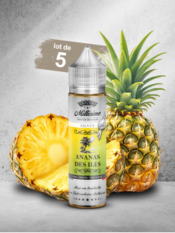 Millésime | E-liquide | Gamme Silver 50ML | Ananas