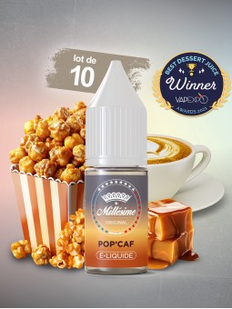 Millesime / E-Liquide Sels de nicotine / Pop Caf / Gourmand / 10ML