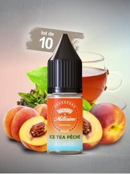 | Millesime | E-Liquide • Ice Tea Pêche Fruité | Lot 10 x 10ML