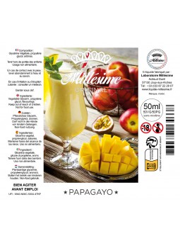 Millésime | E-liquide | Gamme Original 50ML | Papagayo