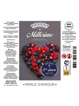 Millesime / E-Liquide / Coquelicot / Groseille / 50ML
