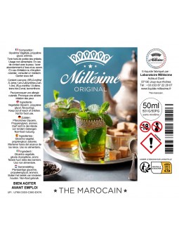 Millésime | E-liquide | Gamme Original 50ML |Thé Marocain
