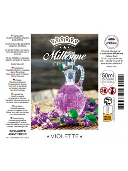 Millesime / E-Liquide / Violette / Bonbon / 50ML
