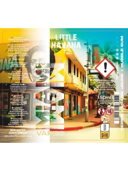 Millesime / E-Liquide / Little Havana / Gamme Miami Vapes / 50ML